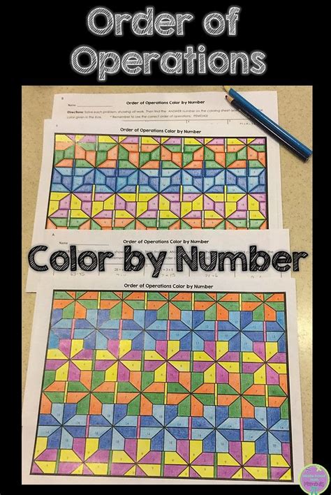 order of operations coloring worksheet|order fp operations color worksheet.